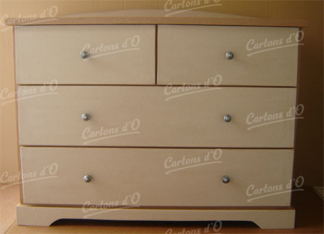 Commode 4 grands tiroirs